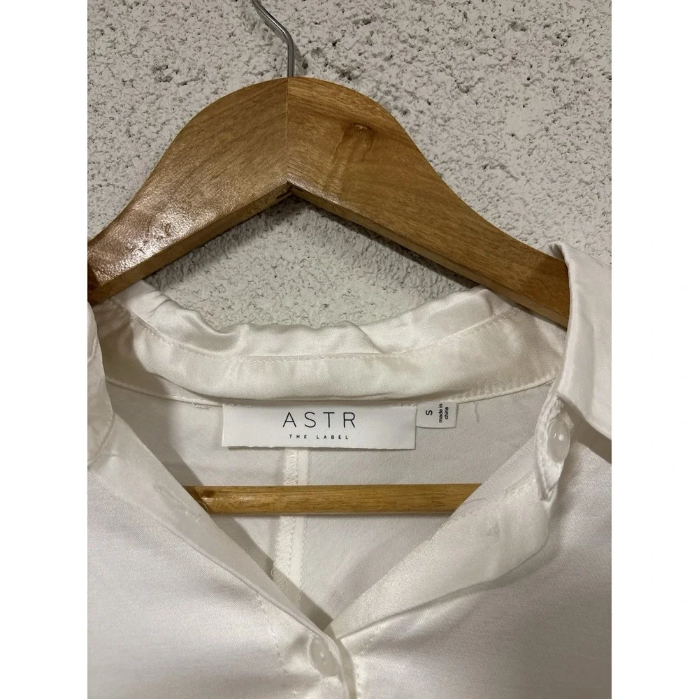 NWT ASTR The Label White Blank Paige  Boutique Women's Size Small Retail $88